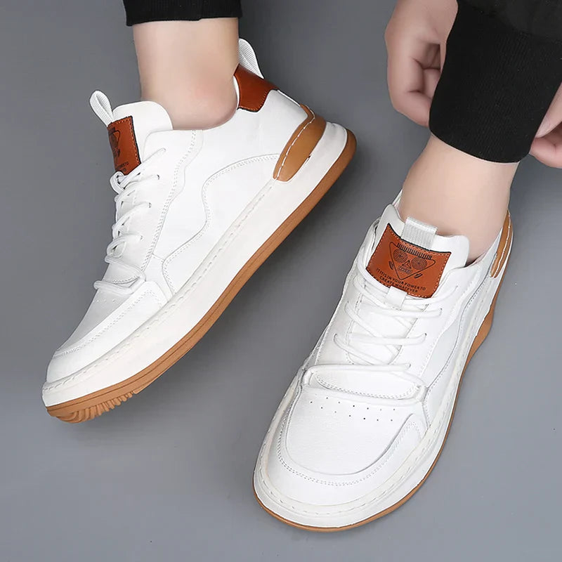 Enzo Genuine Leather Sneakers