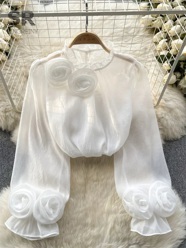 PINELOPA BLOUSE white One Size