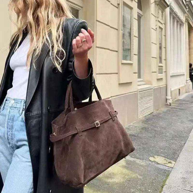 Women’s Vintage Brown Tote Bag