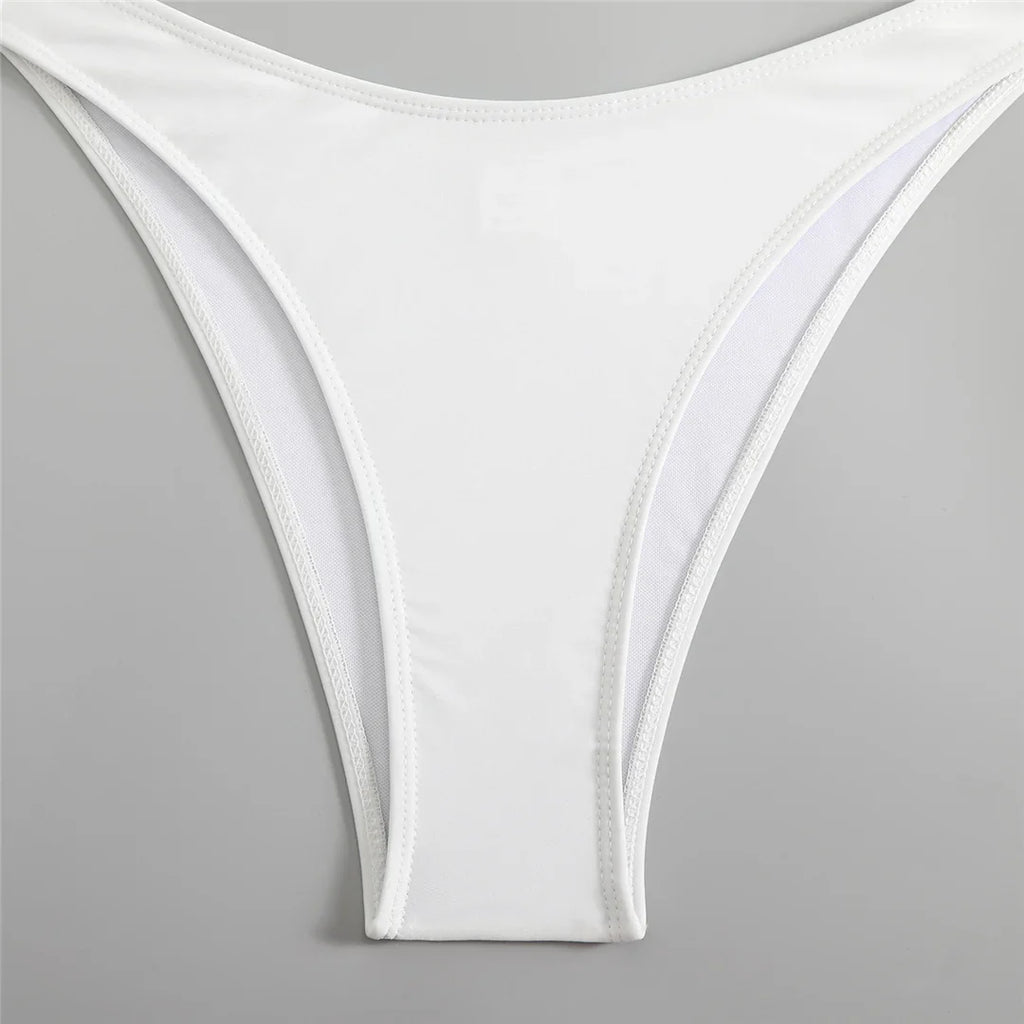 Pearls Underwired Brazilian Bikini Set