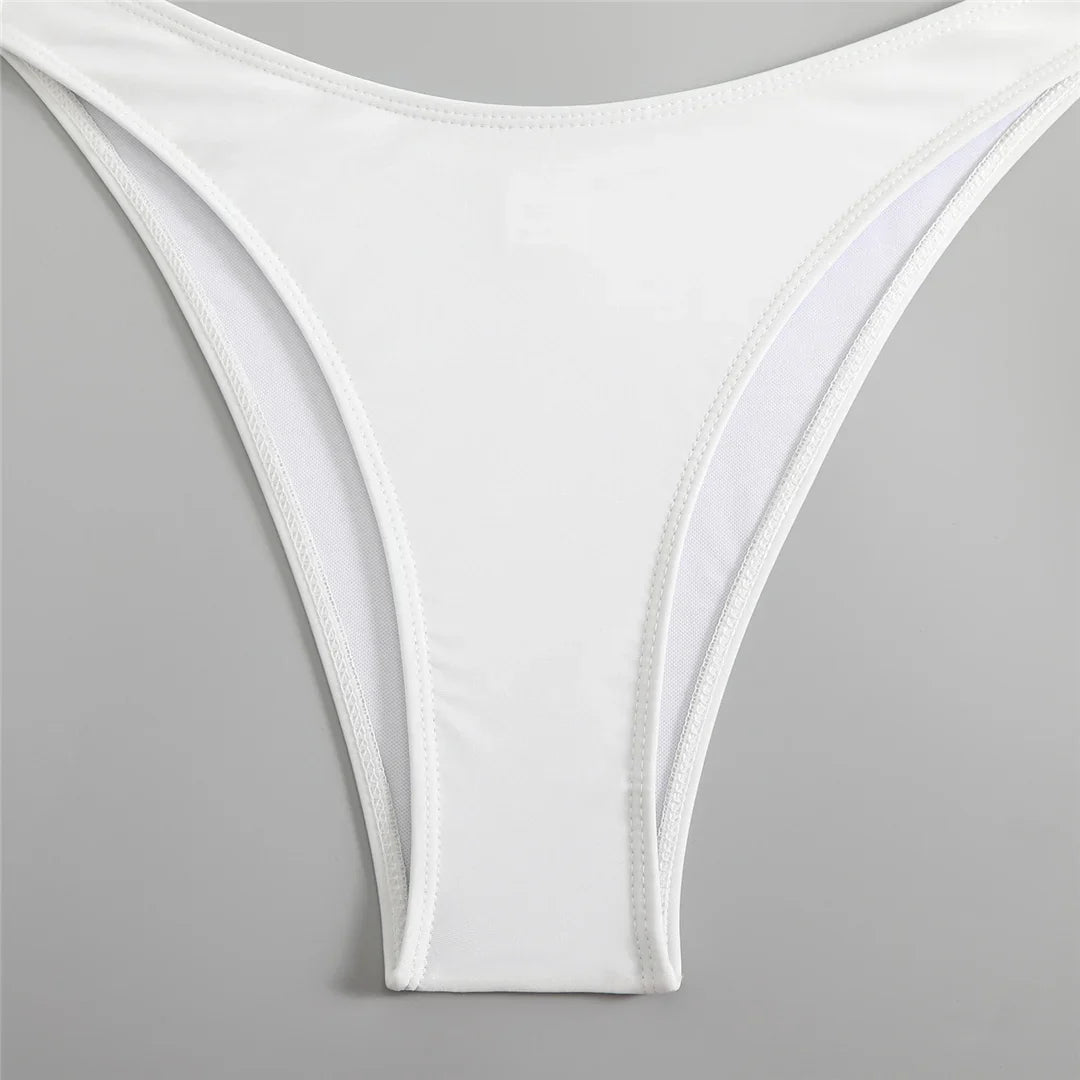 Pearls Underwired Brazilian Bikini Set