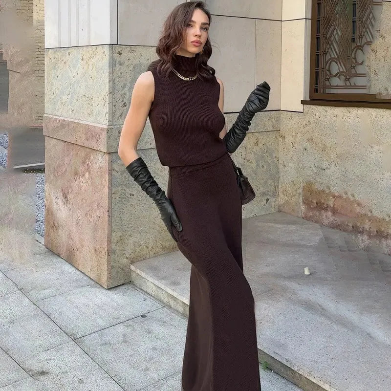 IGRINA 2 PIECES SET Brown One Size