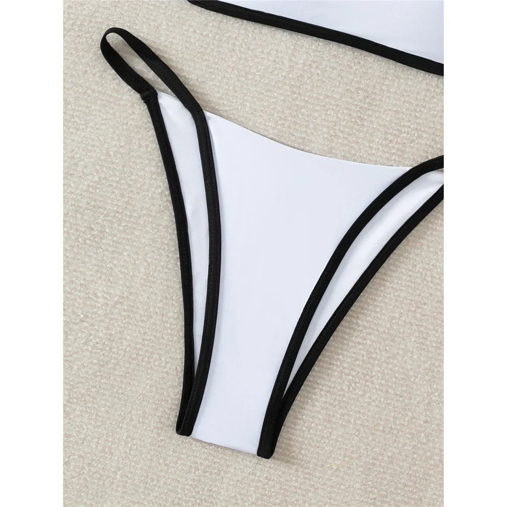 Knotted Splicing Padded Bikini