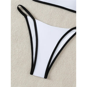 Knotted Splicing Padded Bikini