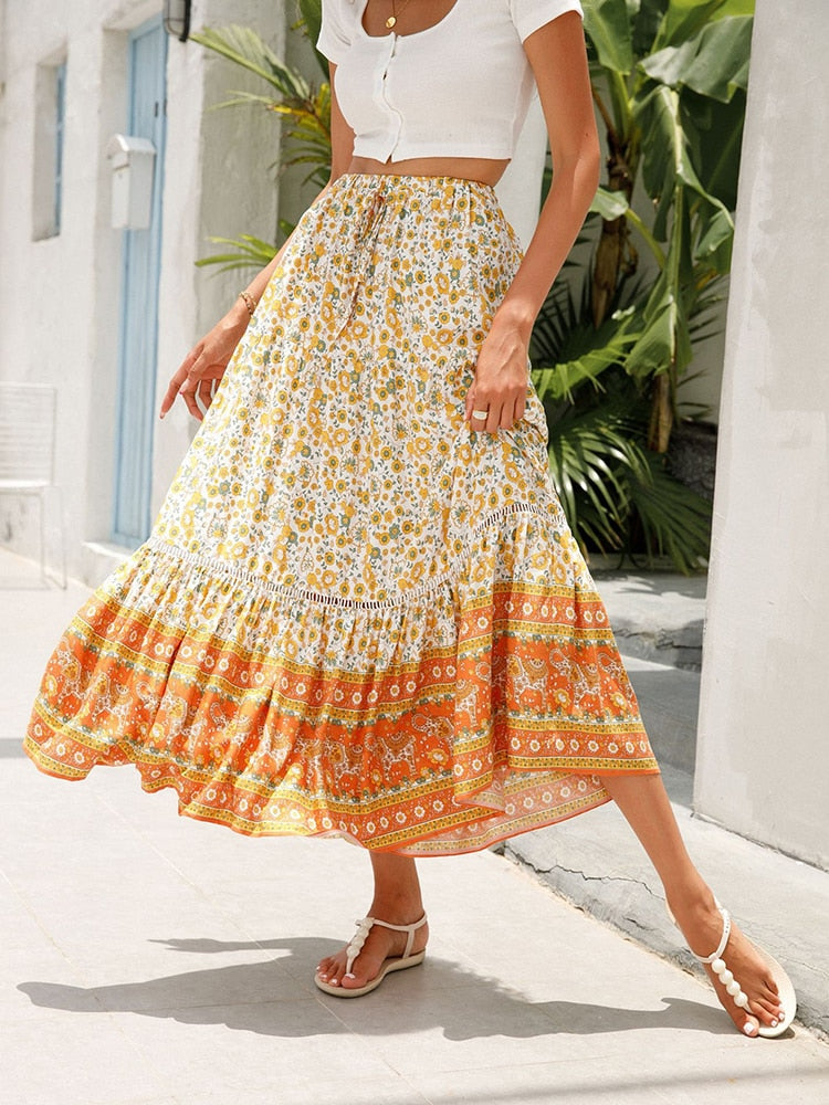 Kerry Skirt Orange 1