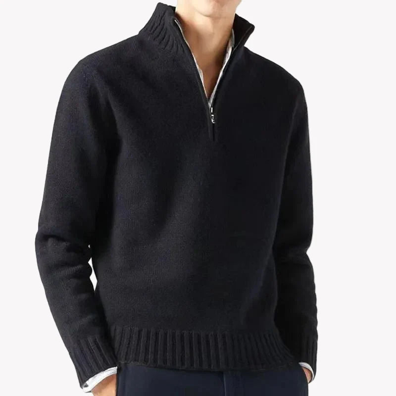 Theo Ribbed Turtleneck Sweater
