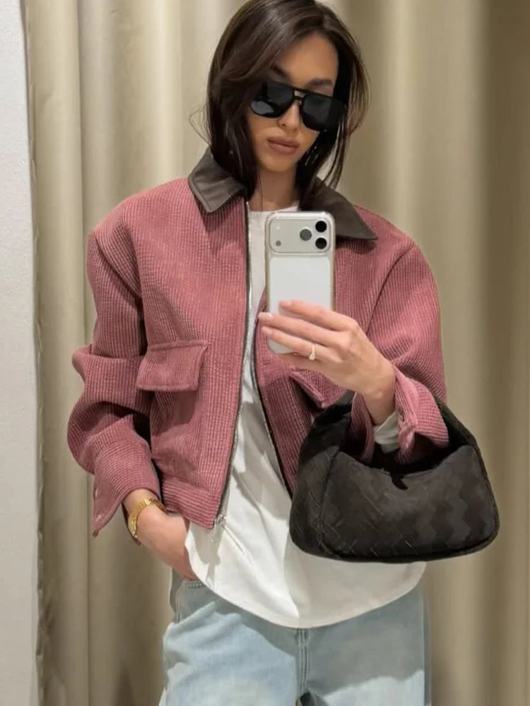 Soft Zip-Up Street Jacket