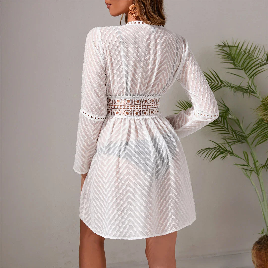 Wave Crochet Beach Tunic