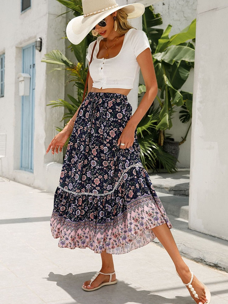Kerry Skirt Navyblue