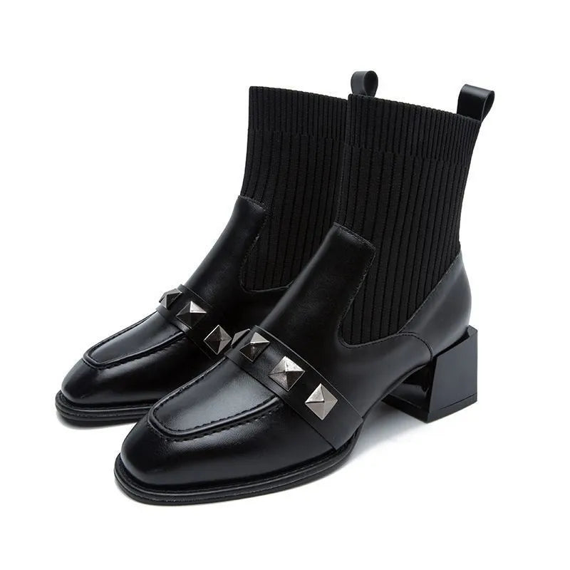 HEYLA BOOTS Black single lining