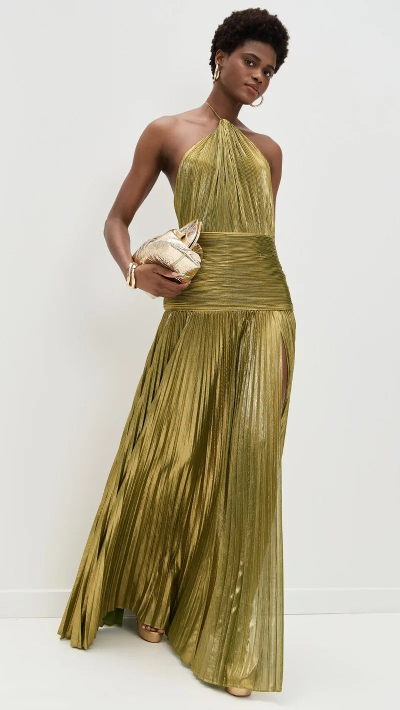 Women’s Off-Shoulder Corset Maxi Dress