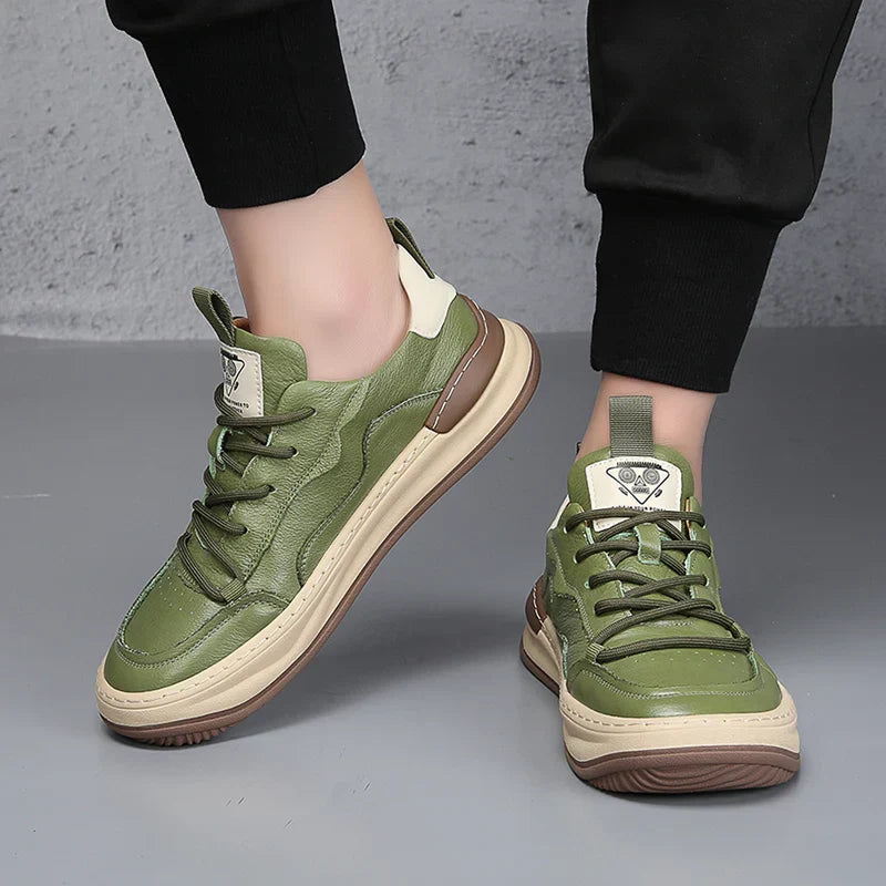Enzo Genuine Leather Sneakers