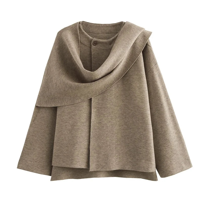 Asymmetrische Schaljacke für Damen