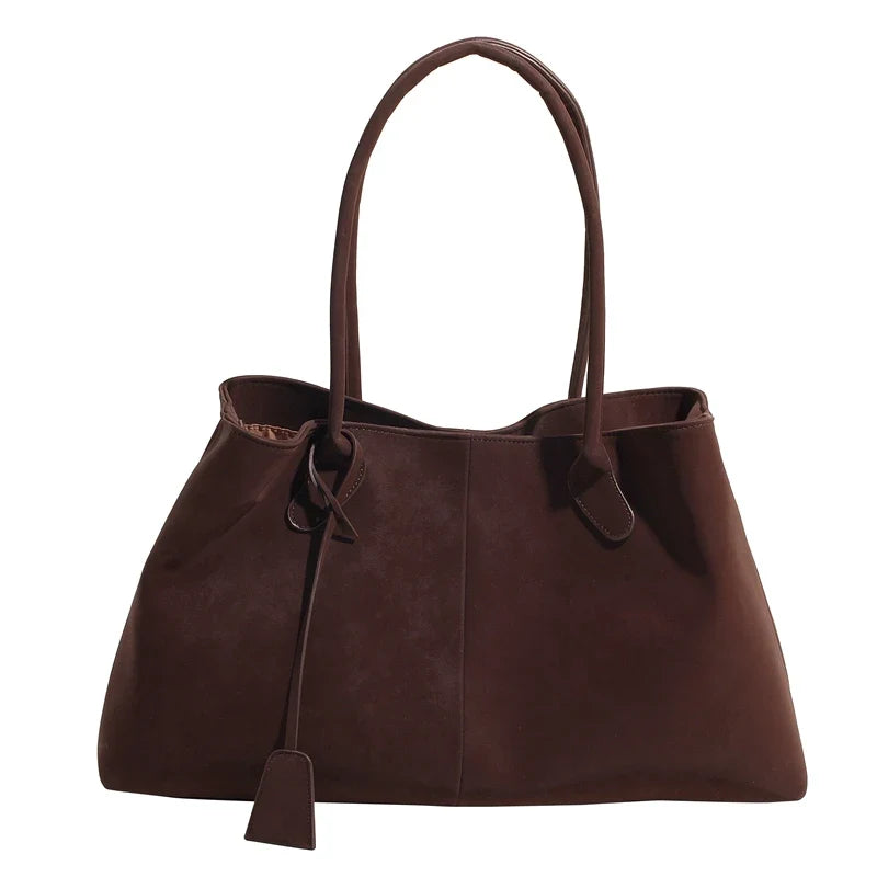 Margot Faux Suede Shoulder Bag