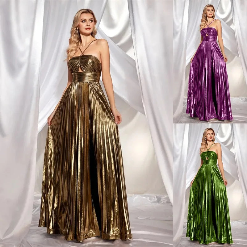 Women’s Off-Shoulder Corset Maxi Dress