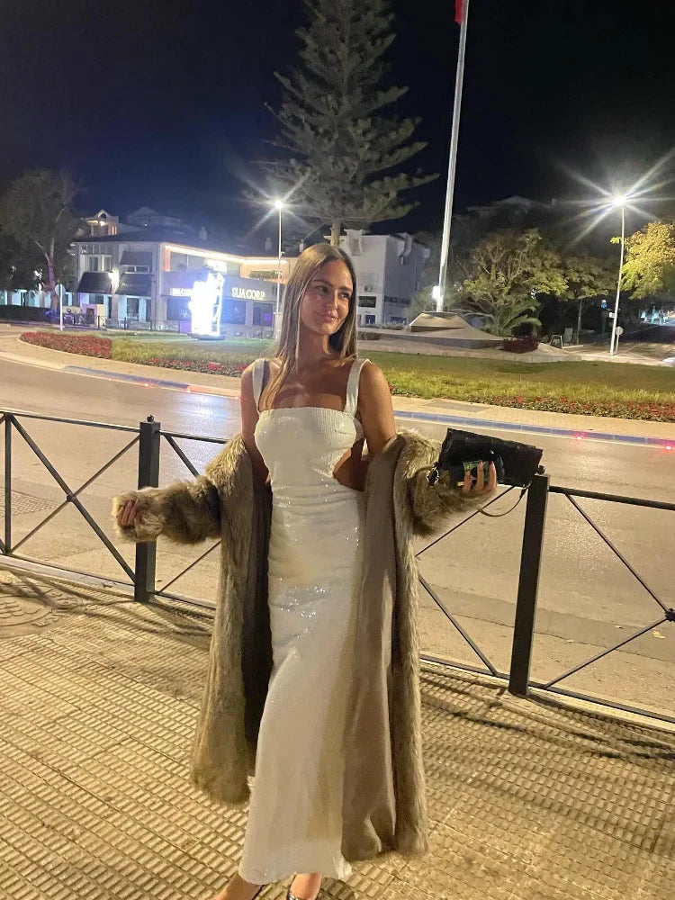 MALIKA DRESS White