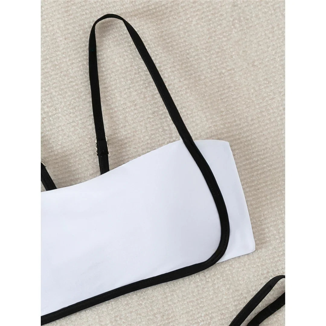 Knotted Splicing Padded Bikini