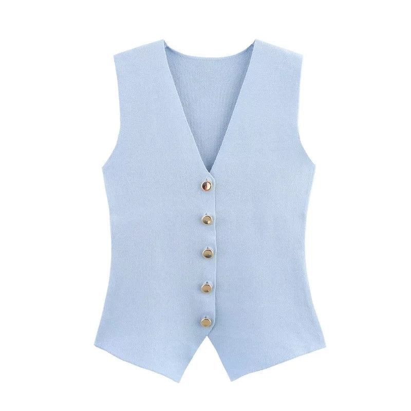 Women’s Sleeveless Knit Vest