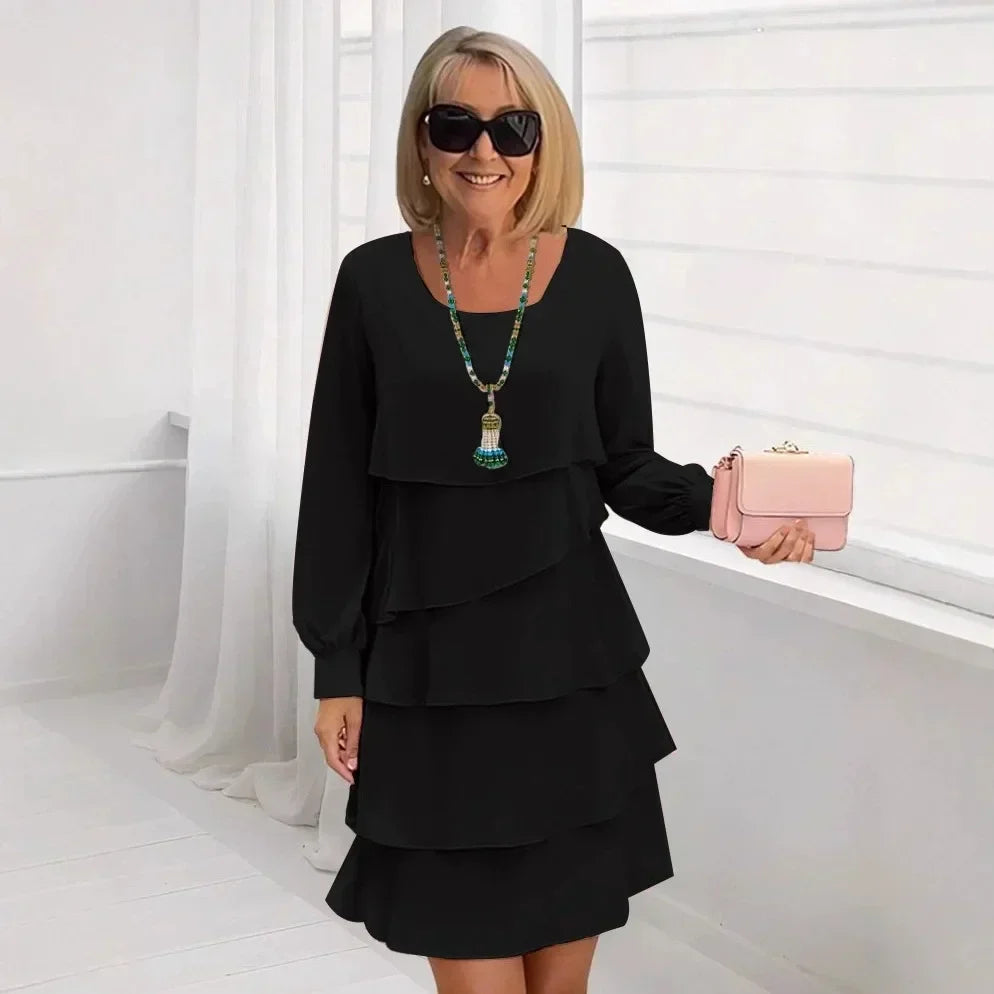 Madeleine | Fluid Ruffle Elegance Dress