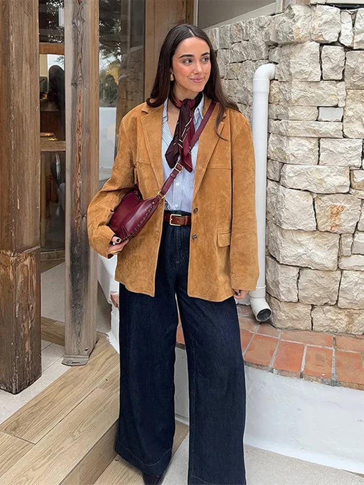 MARIA BLAZER Khaki
