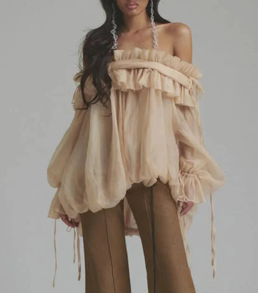 KATTY BLOUSE CHAMPAGNE