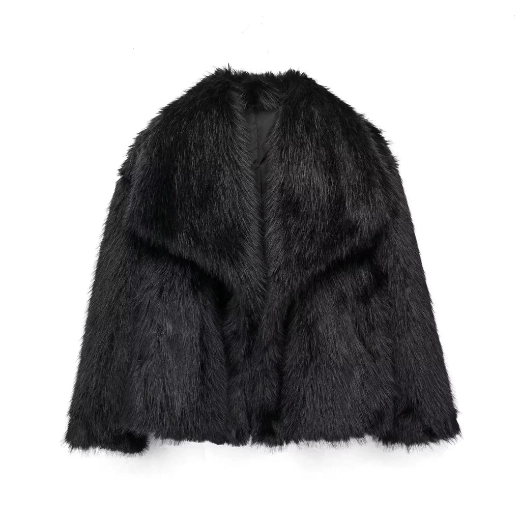 Women’s Luxury Faux Fur Coat
