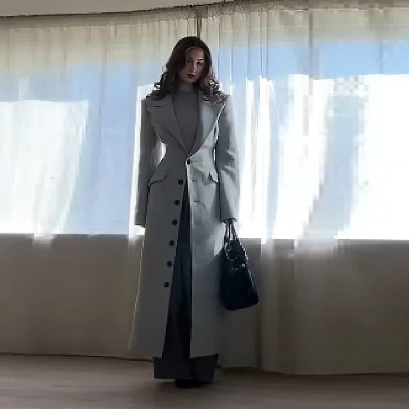Women’s Slim Fit Long Coat