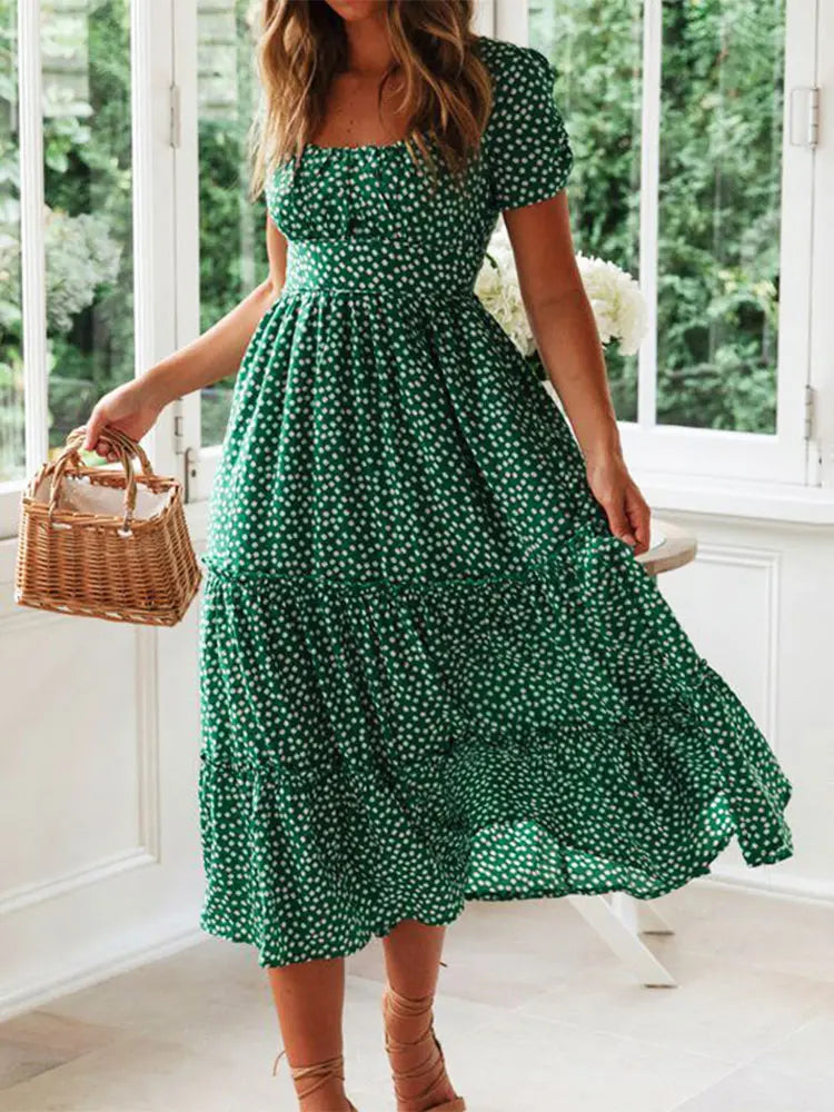 CHELSEA DRESS green