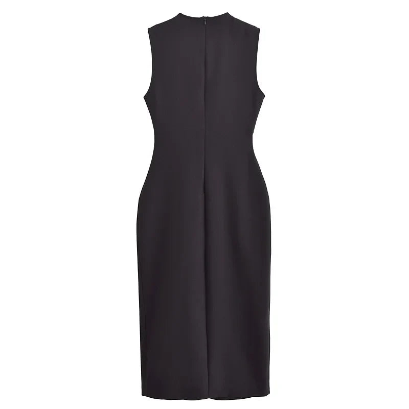 Clara Belted Midi Dress
