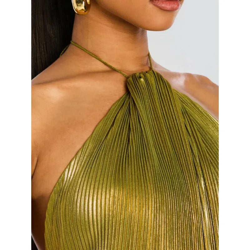 Women’s Off-Shoulder Corset Maxi Dress