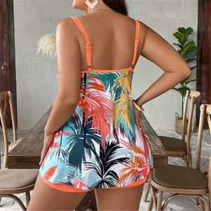Printed Plus Size Bikini