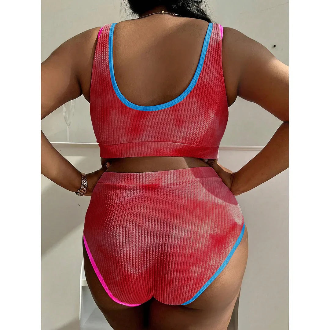 Tie Dye Bikini Large Size