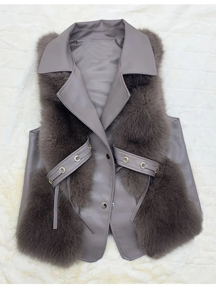 Amorette Faux Fur Vest