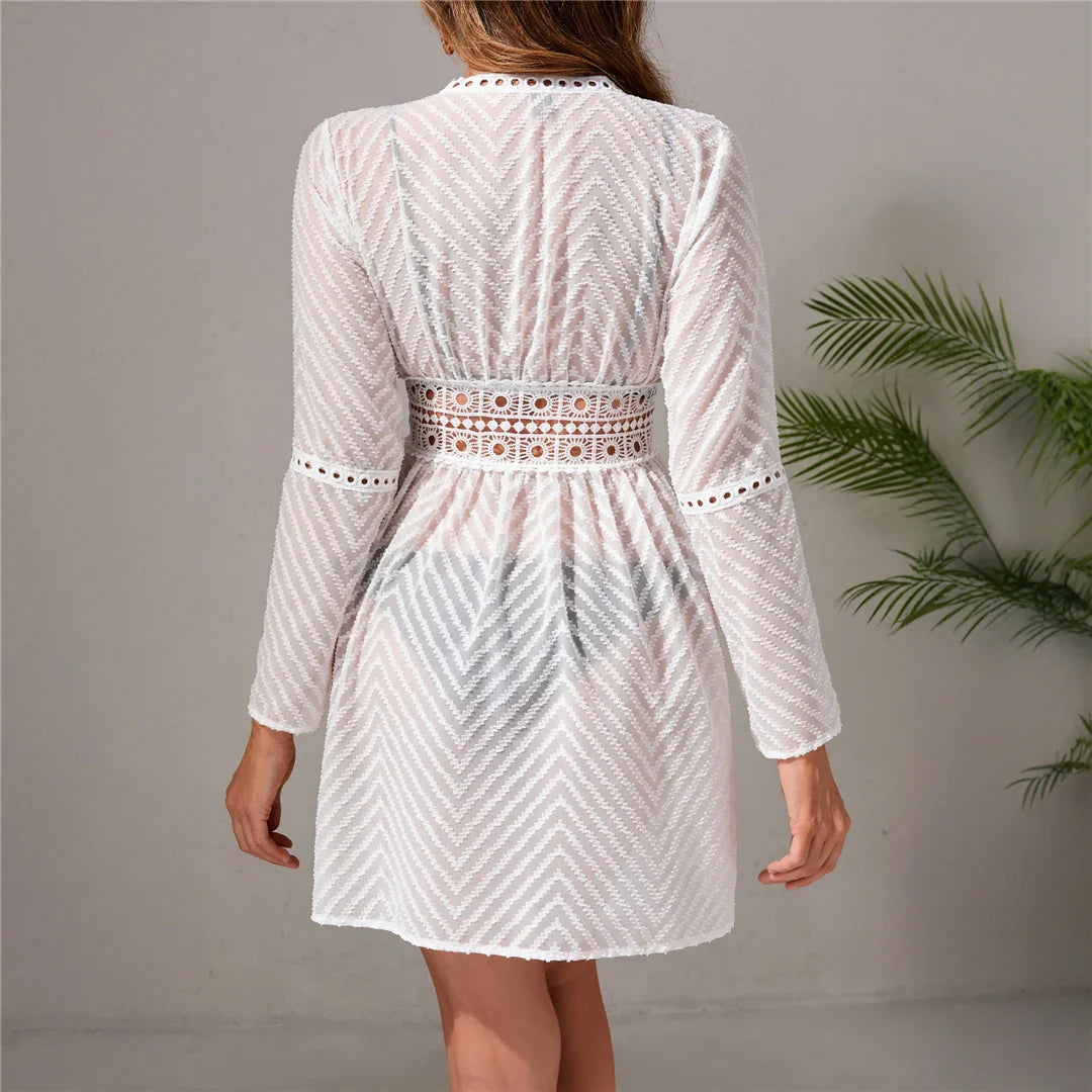 Wave Crochet Beach Tunic
