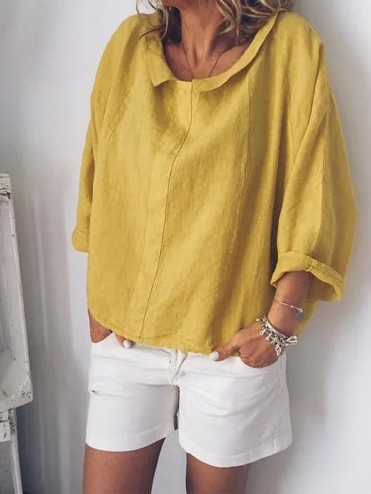 TATI BLOUSE Bright Yellow