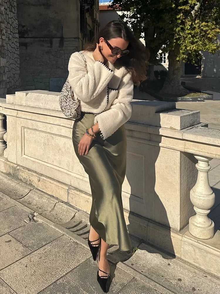 MIRRA SKIRT Army green