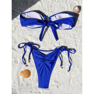 Bandeau Scrunch Butt Bikini