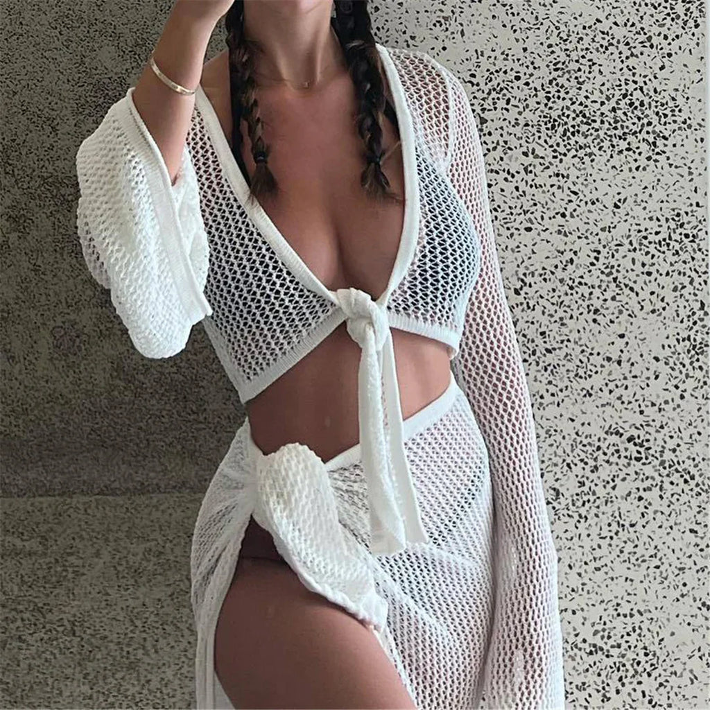 Crochet Tunic Beach Cover-Up