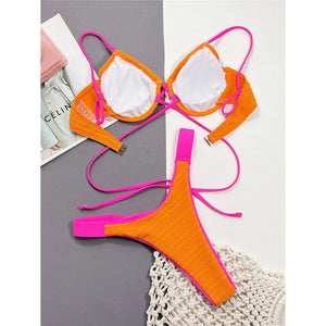 Splicing Underwired Brazilian Bikini