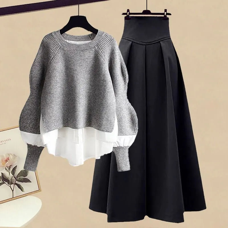 ZAFAIRA SET Gray And Black
