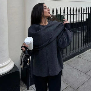 Asymmetrische Schaljacke für Damen