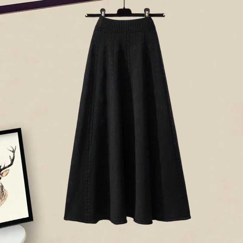 LUSIANA 2 PIECES SET Black skirt