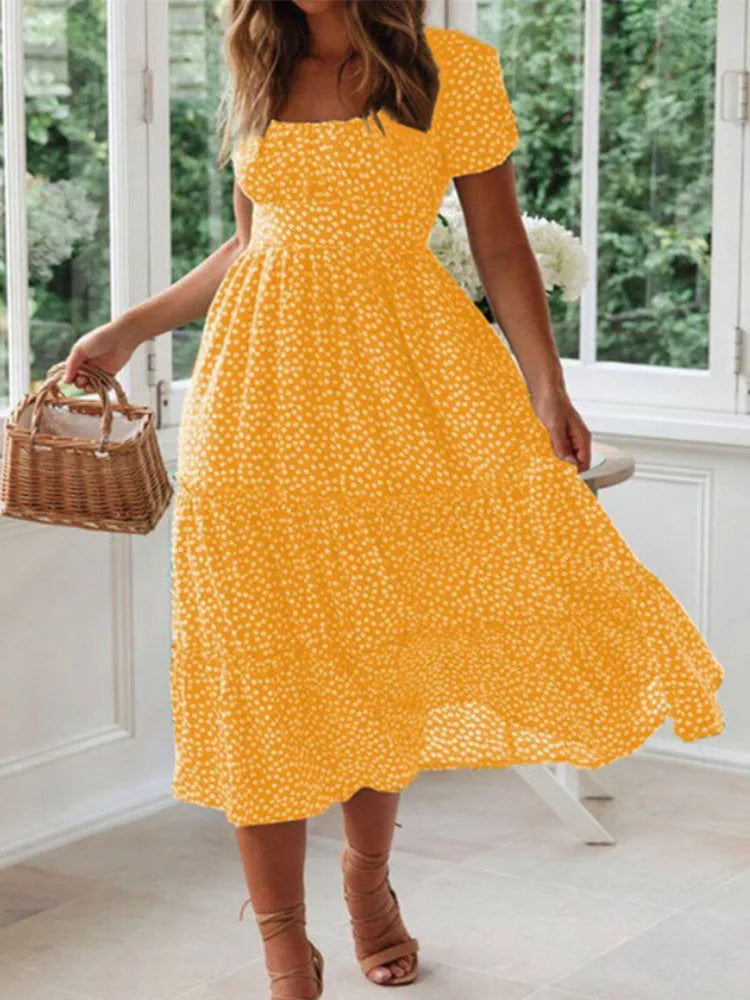 CHELSEA DRESS Yellow
