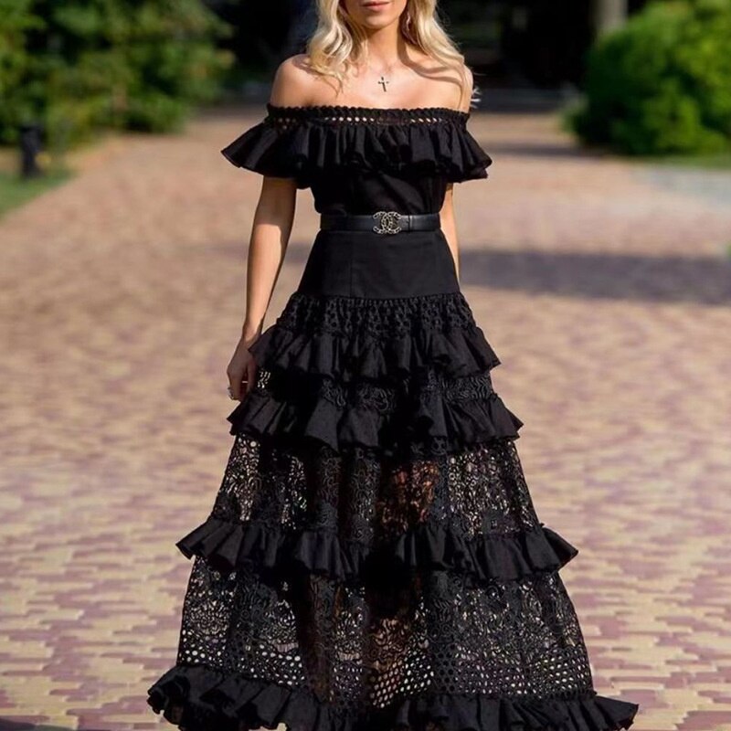 VASSANIA DRESS Black