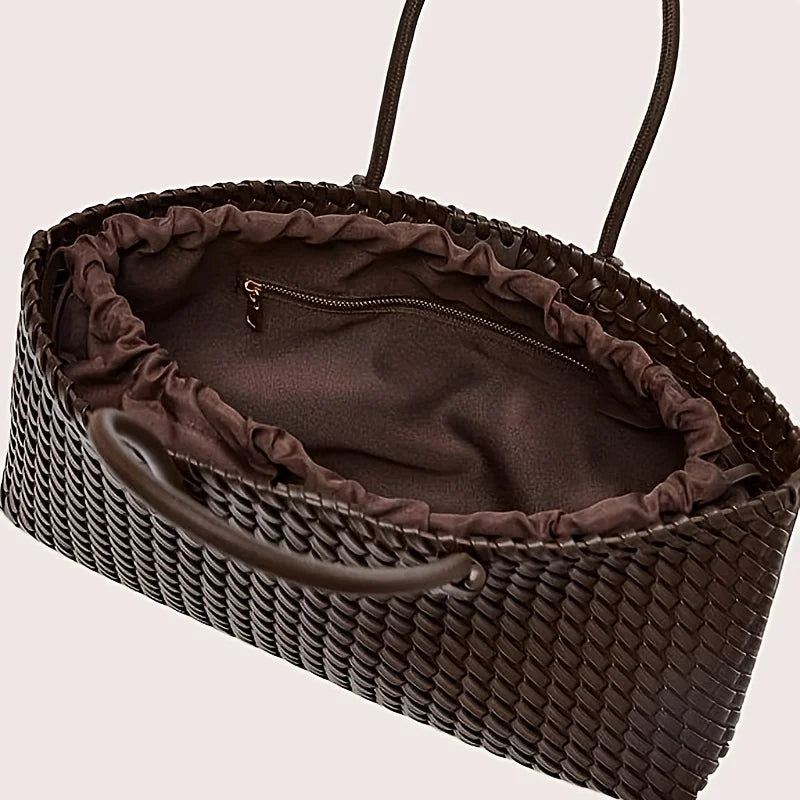 Luxury Woven Large Tote Bag