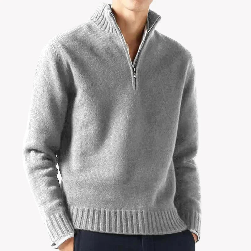 Theo Ribbed Turtleneck Sweater