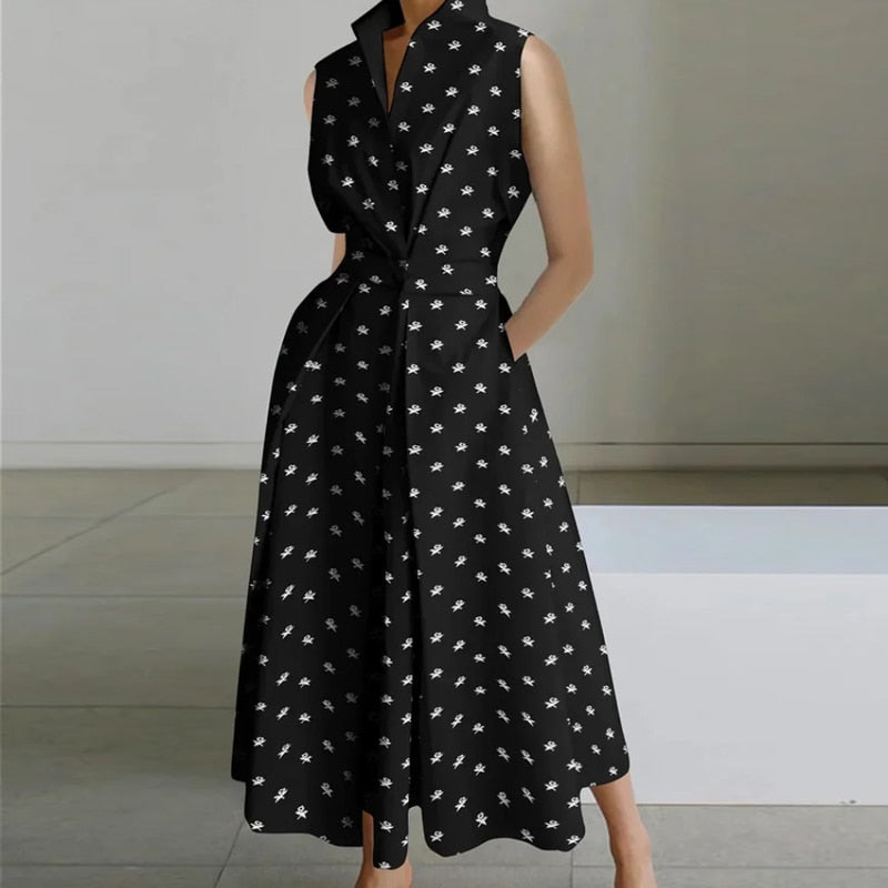DINORA DRESS 03 Black White