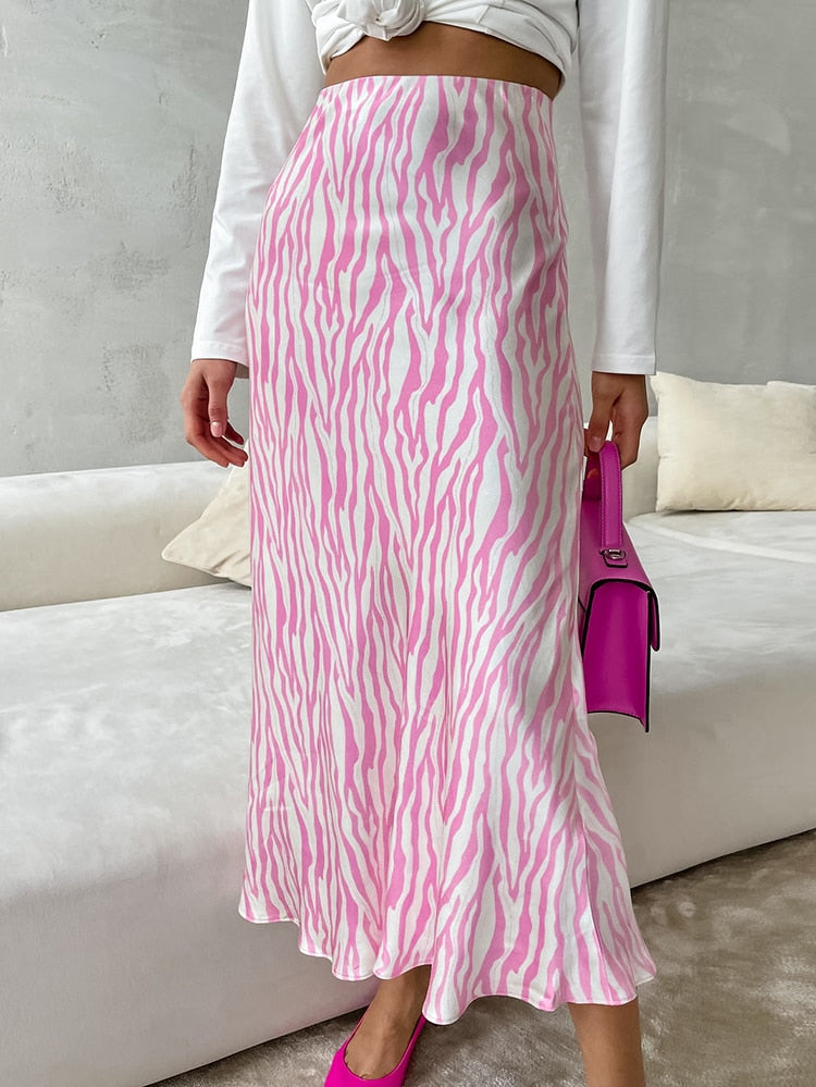 Rightaway Midi Skirt Pink