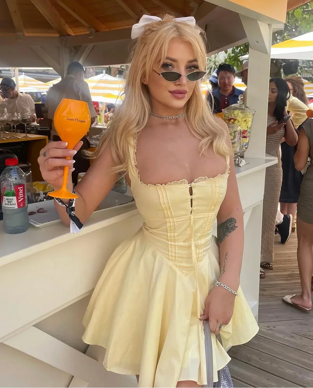 SARRA DRESS Yellow