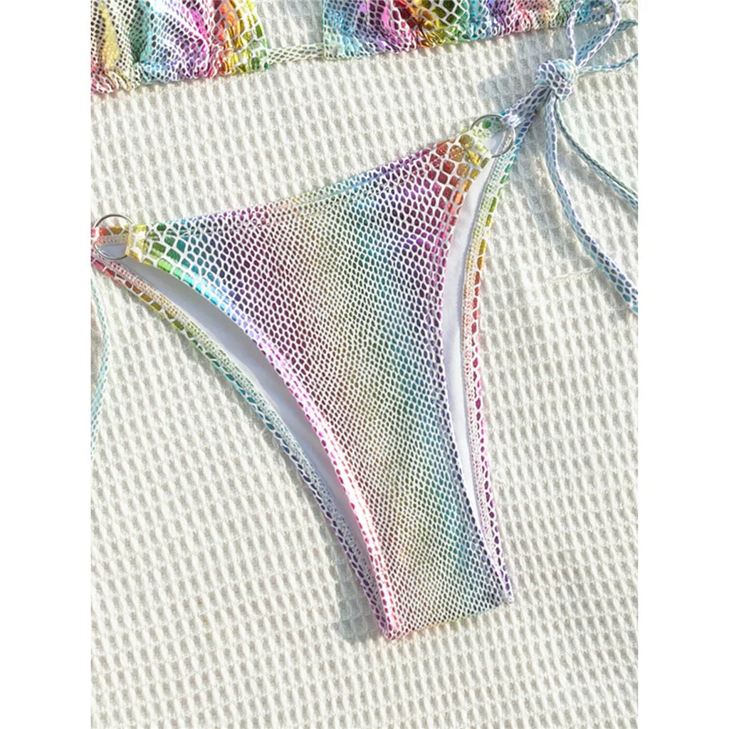 Snake Skin Strappy Bikini